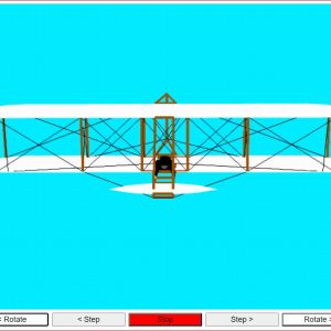 A simulation of Wright's 1902 Aircraft