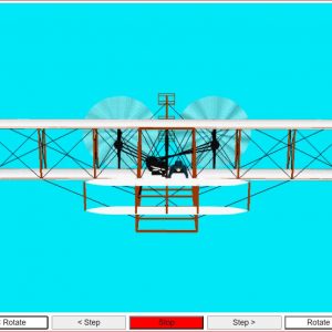 A simulation of Wright's 1905 Aircraft