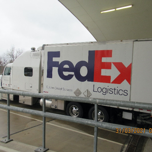 FedEx truck with FBCE Hardware inside