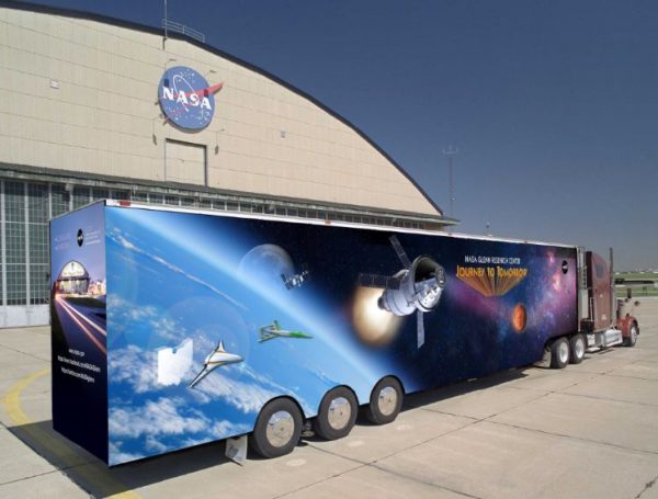 image of NASA's 53 foot interactive traveling exhibit