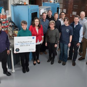 Stirling Research Laboratory Personnel Celebrate the One Million