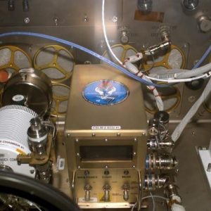 NASA Image: ISS007E10472 - Front view of the CSLM-2 hardware (Sample Processing Unit and the Electronics Control Unit) following setup in the MSG before operation on ISS Expedition 7.