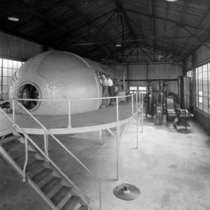 Engineers at Langley prepare the Variable Density Tunnel for operation. The tunnel was a key tool in making the NACA an internationl leader during the interwar period.