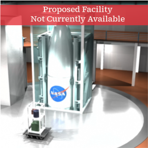 Conceptual depiction of the proposed Electro-Motive Drop Tower (EMDT) facility that would modify/replace the Zero Gravity Research Facility