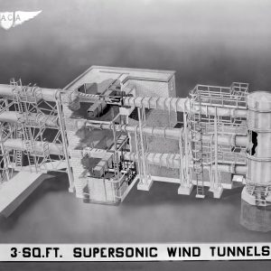 Isometric Drawing of the Small Supersonic Wind Tunnels.