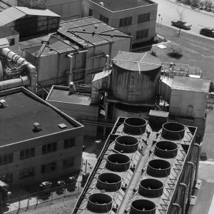 Aerial view of Air Dryer Building.