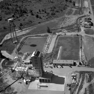 Aerial view of the B-1 test stand site
