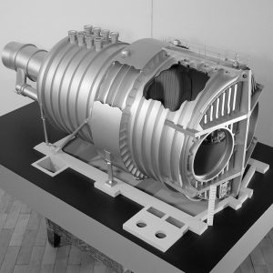 Model of the cooling chamber for the new PSL No. 3 and 4 facility.