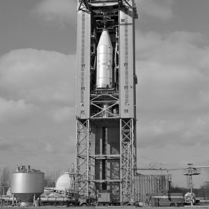 Removal of the Centaur Standard Shroud from the B-3 test stand