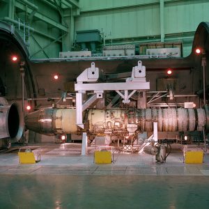 Pratt & Whitney F-100 engine installed in PSL No. 3
