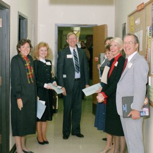 Group in hallway.