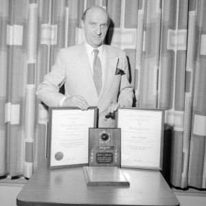 Kosmahl with awards.