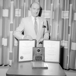 Kosmahl with awards.