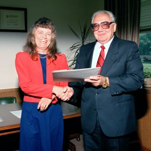 O'Donnell with Ron Sovie.