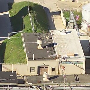 Aerial view of Central Instrument Building.