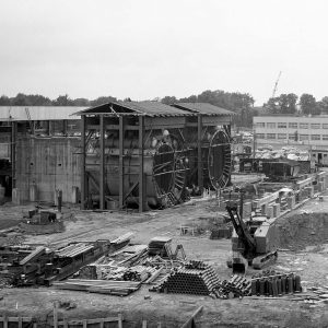 Northwest view of the construction of PSL No. 1 and 2.