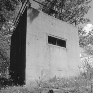 Exterior of blockhouse