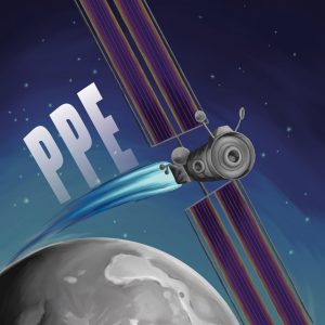 Artist depiction of Power and Propulsion Element (PPE).