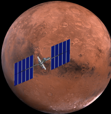 Piloted Mars Solar Electric Propulsion
