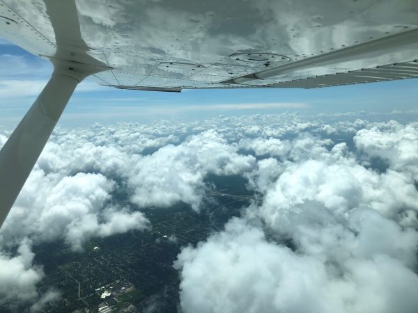Clouds in flight