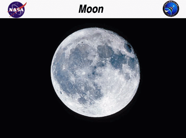 Photograph of the Moon taken from lunar orbit.